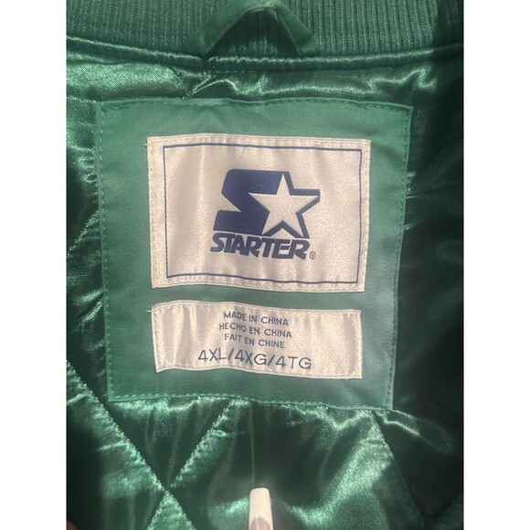 Vintage Boston Celtics Starter Jacket 4XL 80s 90s Green  Bomber Men’s NBA - Picture 6 of 10